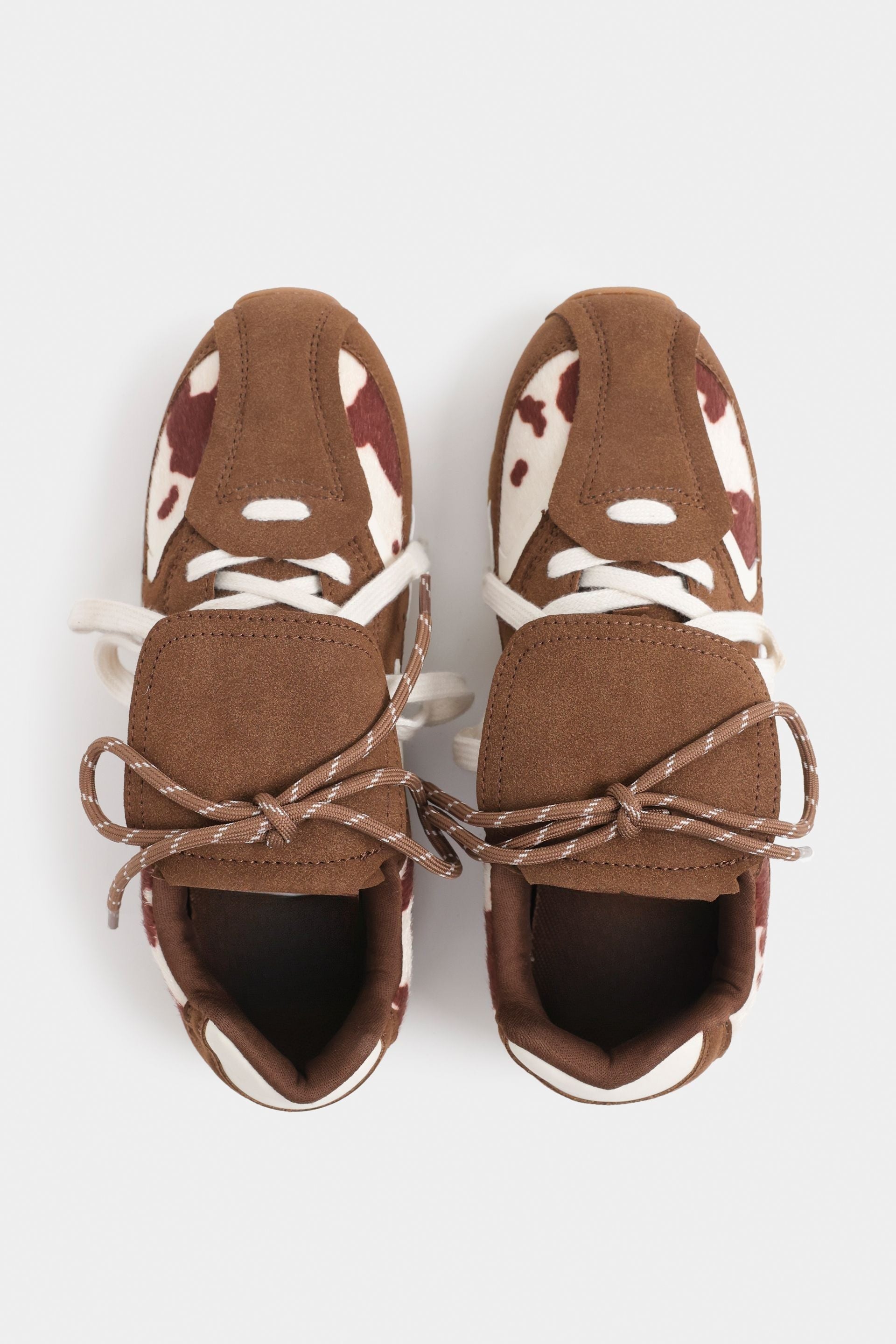 Zilz Multi-Piece Suede Sneakers