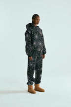 Sp5der Embroidered Aop Hoodie - Black