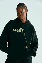 Sp5der Wait Hoodie - Black