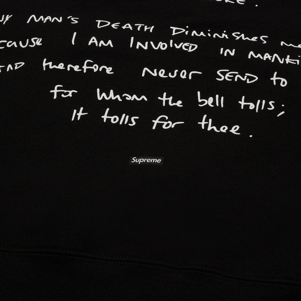 Supreme x Corteiz Rule The World Hoodie - Black