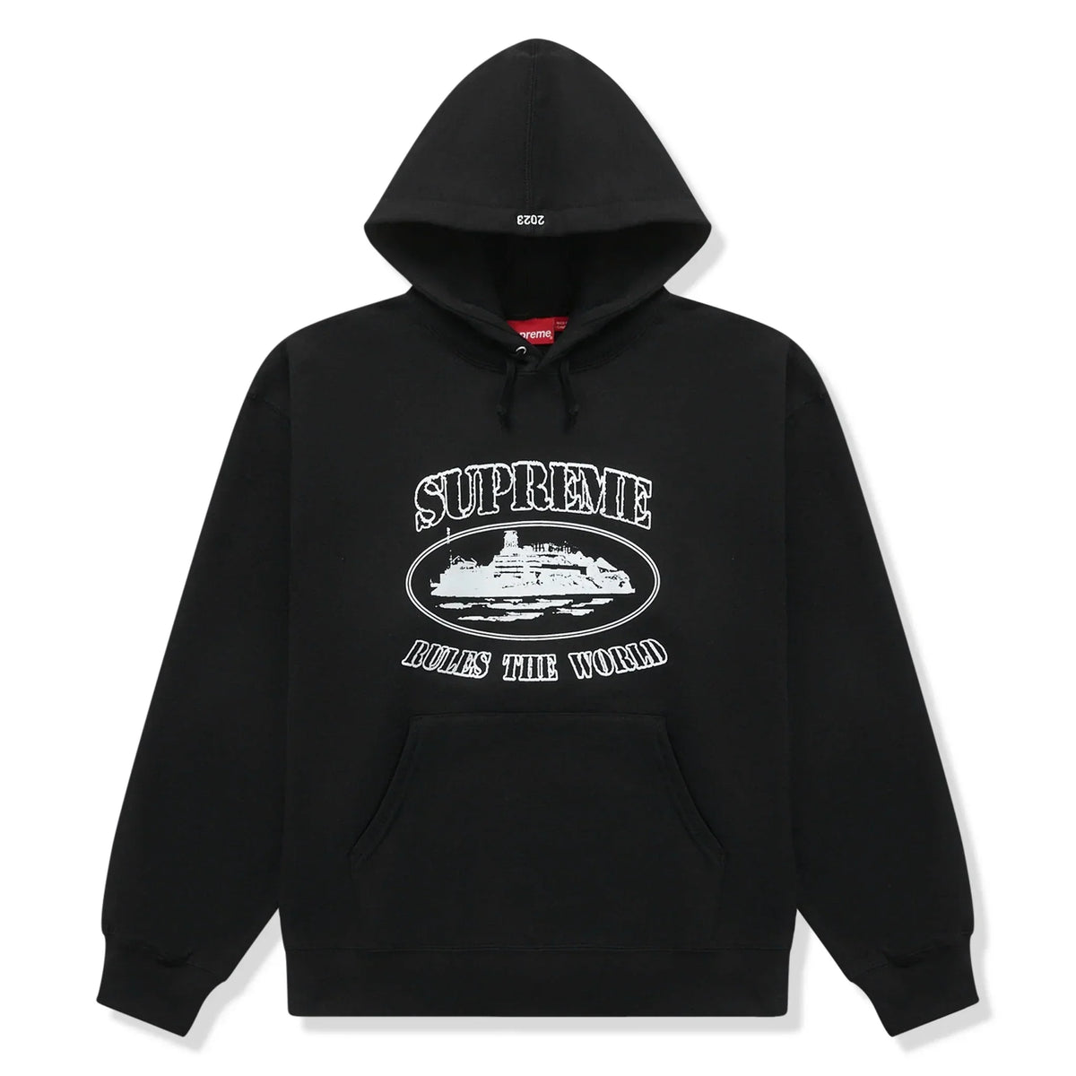 Supreme x Corteiz Rule The World Hoodie - Black