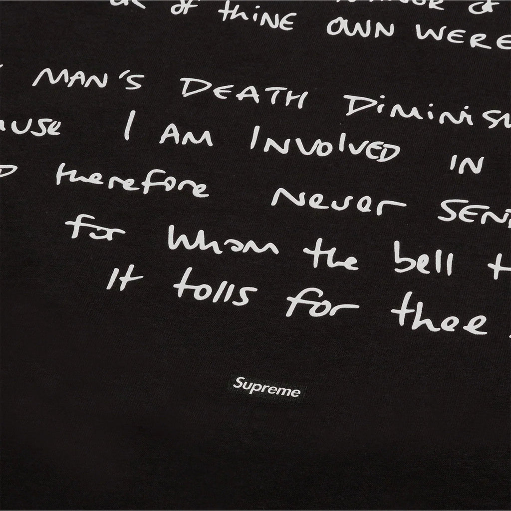 Supreme x Corteiz Rules The World T Shirt - Black