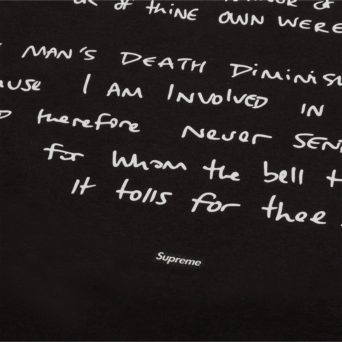 Supreme x Corteiz Rules The World T Shirt - Black