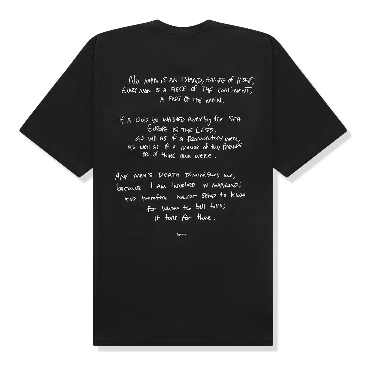 Supreme x Corteiz Rules The World T Shirt - Black