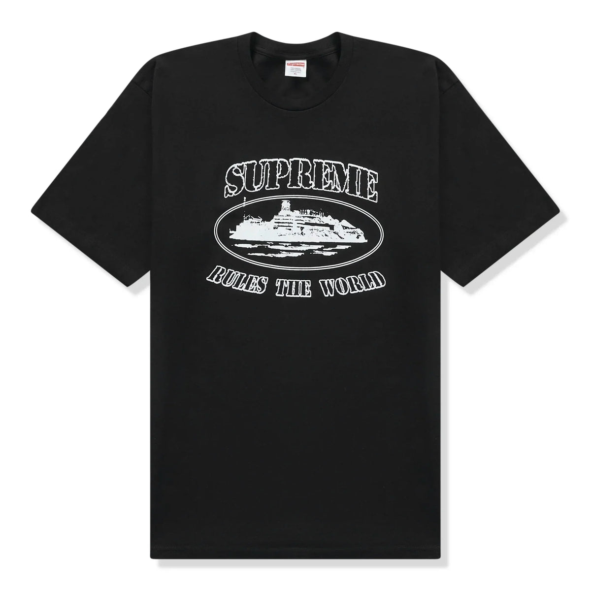 Supreme x Corteiz Rules The World T Shirt - Black